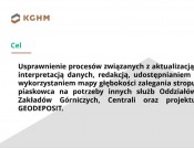 Model stropu piaskowca jako płaszczyzna referencyjna dla danych geologicznych w KGHM Polska Miedź S.A.