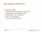 SSWT ZANAM-14 ROBUST B – nowy wóz transportowy oraz usługa transportowa świadczona w kopalniach KGHM Polska Miedź S.A.
