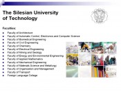 The Silesian University of Technology, Gliwice, Poland