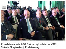 Przedstawiciele PGG S.A. wzięli udział w XXXII Szkole Eksploatacji Podziemnej